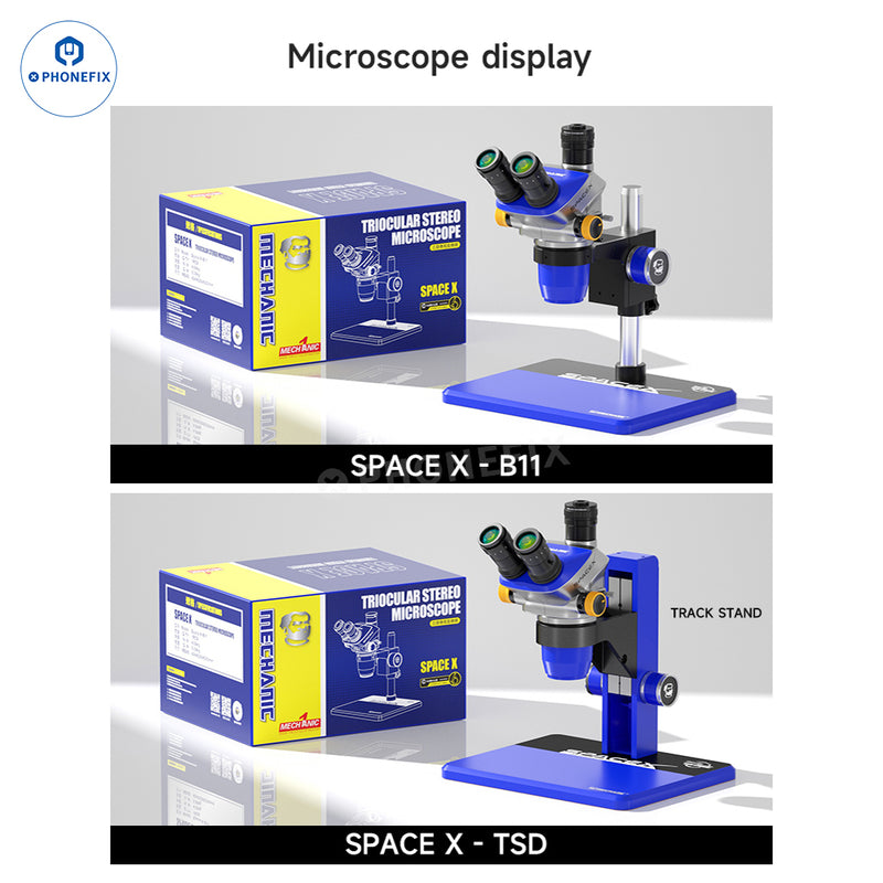 Mechanic Space X 6.5X-52X Trinocular Micro-Soldering Microscope