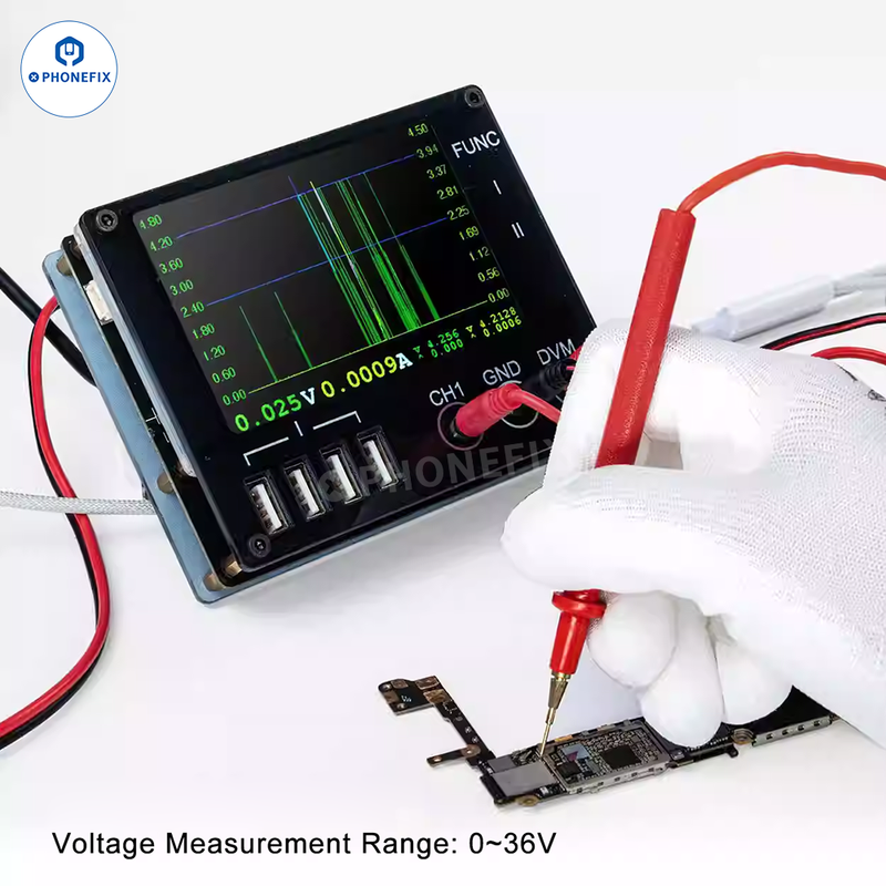 YCS QIANLI LT2 DC Power Supply Diagnosis Meter Curve Ammeter