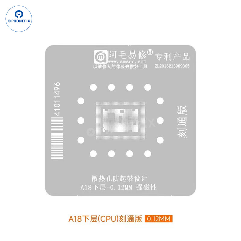 AMAOE A18 Pro CPU Reballing Platform For iPhone 16-16 Pro Max