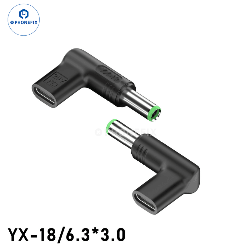 100W USB Type-C Female to DC Male Converte PD Laptop Fast Charging