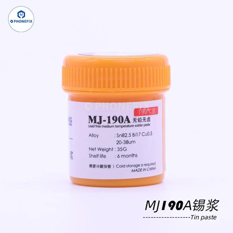 MiJing 138A 158A 190A 217A Lead-free Solder Tin Paste