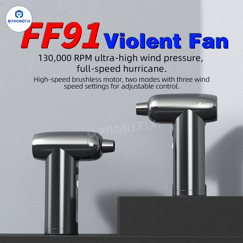 JTX FF91 Rechargeable Ultra-High Wind Clean Dust Violent Fan