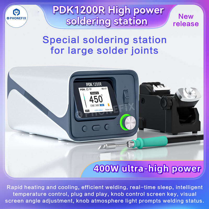 PDK1200R 400W Soldering Station With T470 Handle C470 Iron Tips