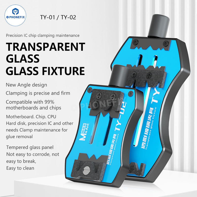 MaAnt TY-01 TY-02 Transparent Glass Fixture Motherboard IC Clamp