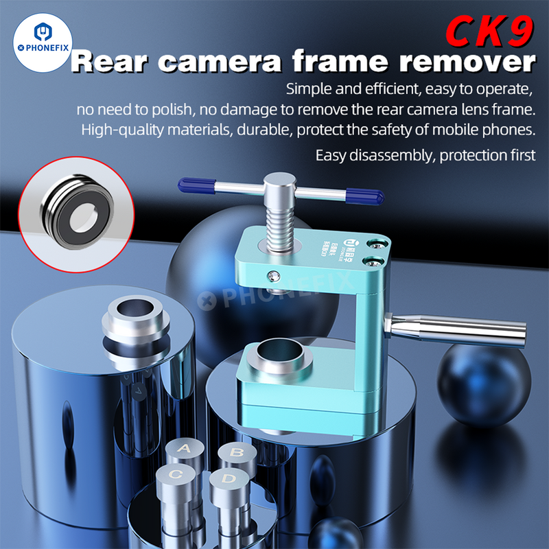 JTX CK9 iX73 Rear Camera Frame Remover For iPhone X-16 Pro Max