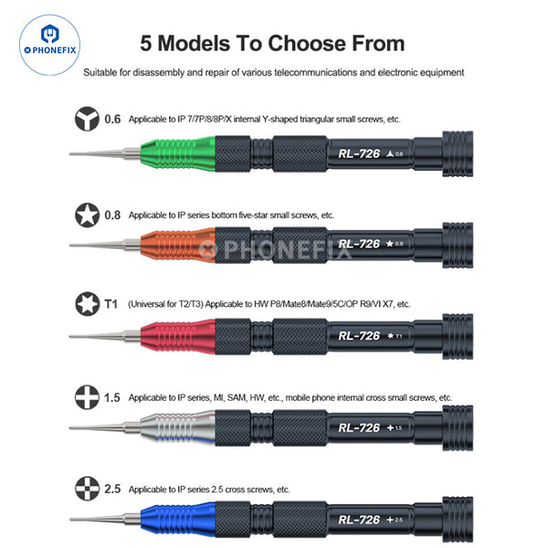 RELIFE RL-726 3D Torque Screwdriver With Strong Magnetic Bits