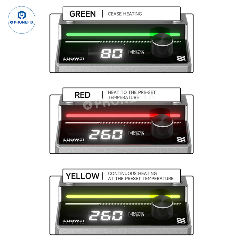 LUOWEI HS3 Preheating Platform Phone PCB Layering IC Glue Remover
