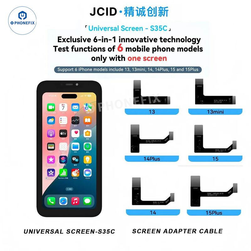 JCID S35C Universal Screen for iPhone 13-15 Display PCB Fast Detection