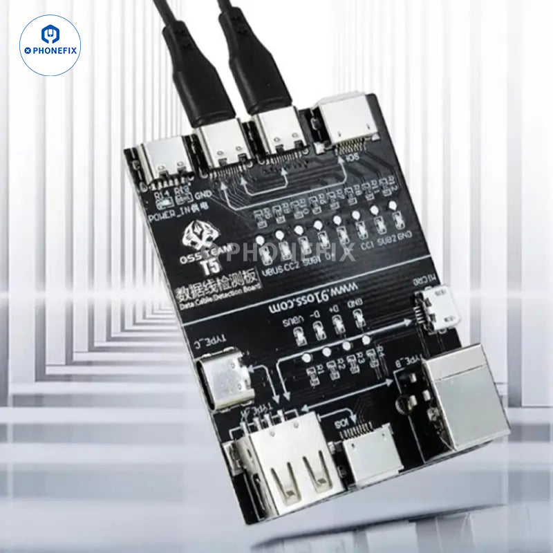 OSS T5 Lightning Type-C Micro Data Cable Detection Board