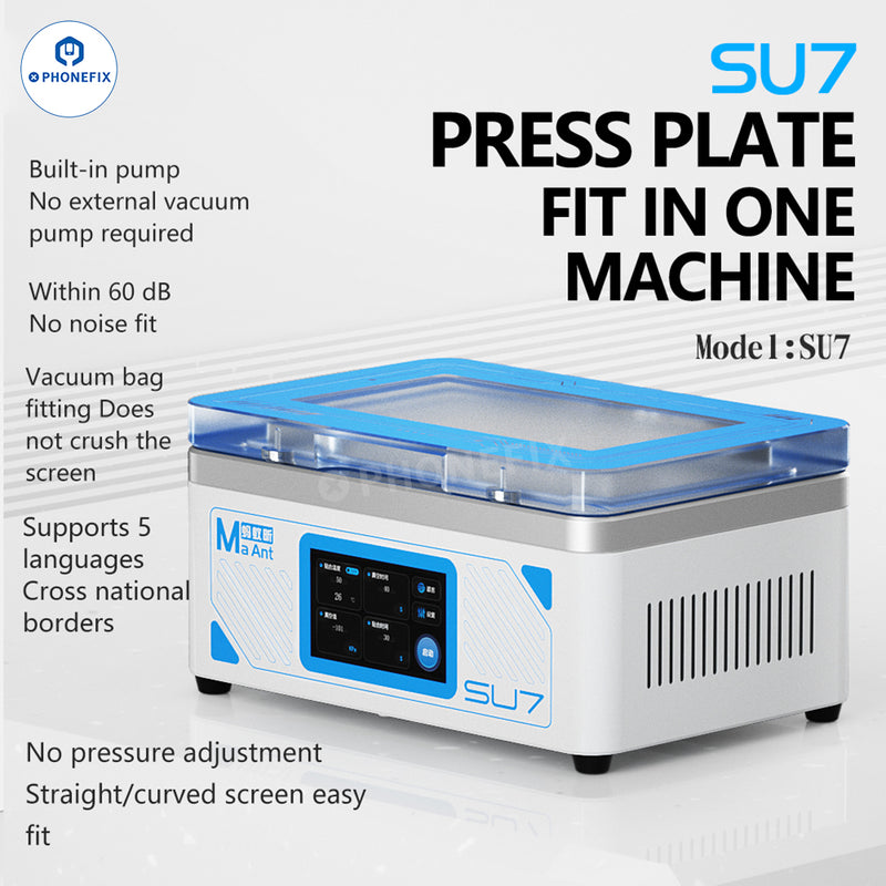 MaAnt SU7 T8 Phone Screen Vacuum Defoaming Laminating Machine