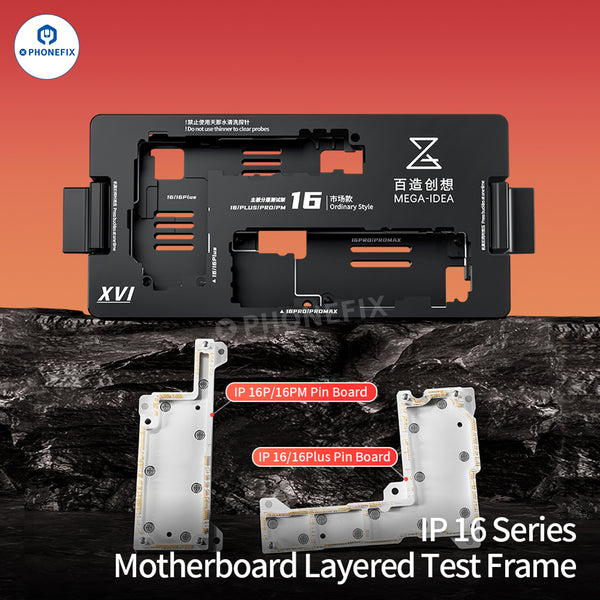 MEGA-IDEA iPhone 16 Series 4 IN 1 Motherboard Layered Test Frame