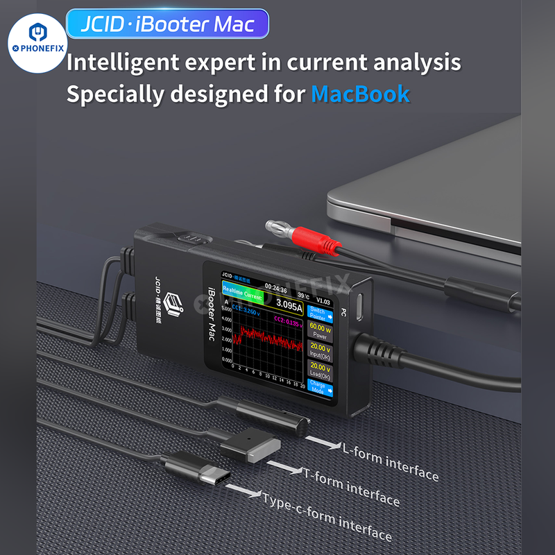 JCID Drawing iBooter Mac Current Analyzer for MacBook Repair