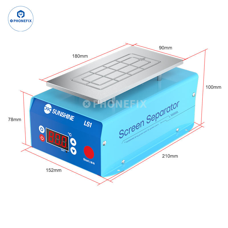 SUNSHINE LS1 Screen Heating Separator Glue Removal Machine