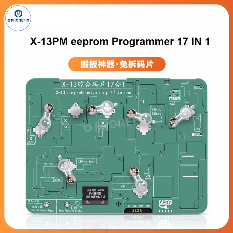 YCS EEPROM Chip Programmer for iPhone X-13 Baseband Logic Repair