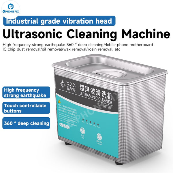 XZZ-08L Ultrasonic Cleaner Deep Cleaning Phone Camera PCB CPU Glasses