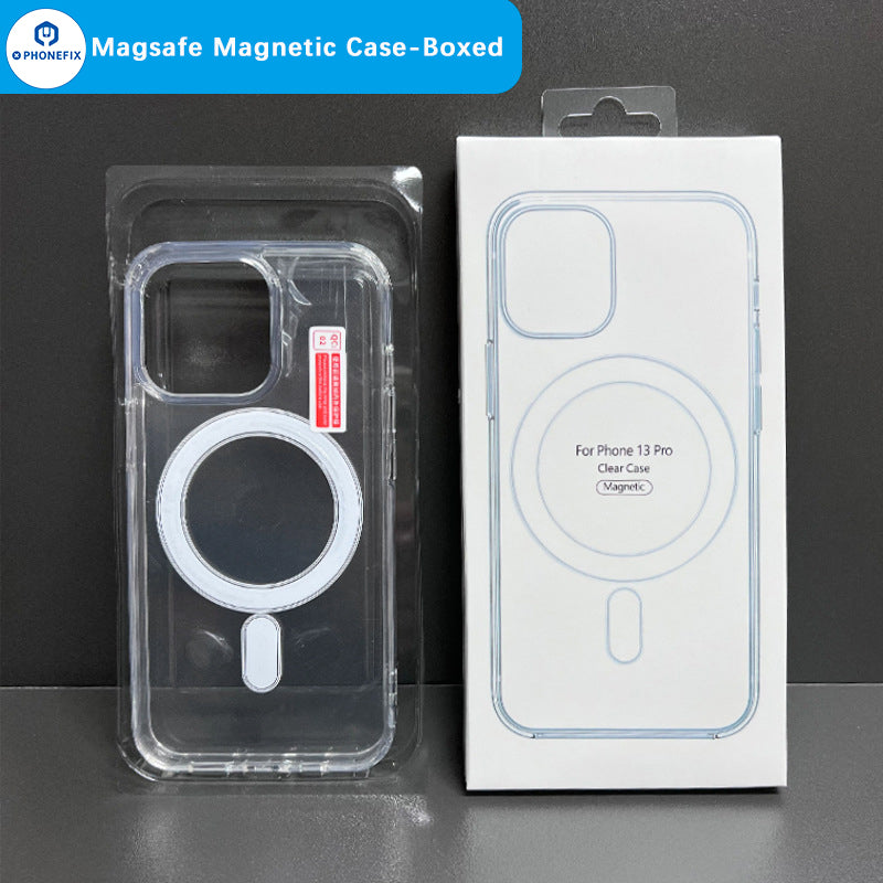 Silicone TPU Clear Case With MagSafe For iPhone 16 Pro Max