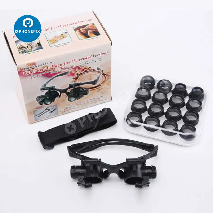 LED Magnification Glasses With Lights With 10X 25X Lens For Jewelry And  Watch Repair From Dhgate_shop168, $14.52