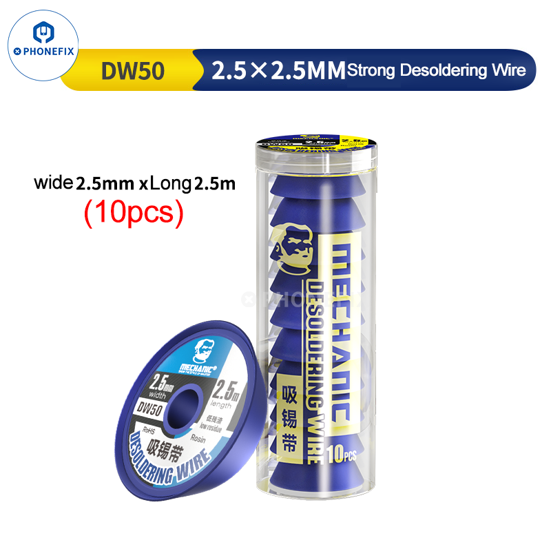 MECHANIC R300 DW50 Solder Wick Remover Desoldering Wire