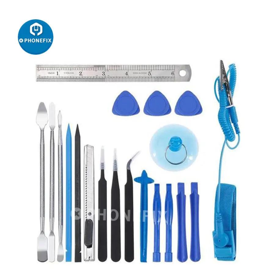 21 in 1 Professional Repair Screen Opening Pry Tool Kit with Spudgers