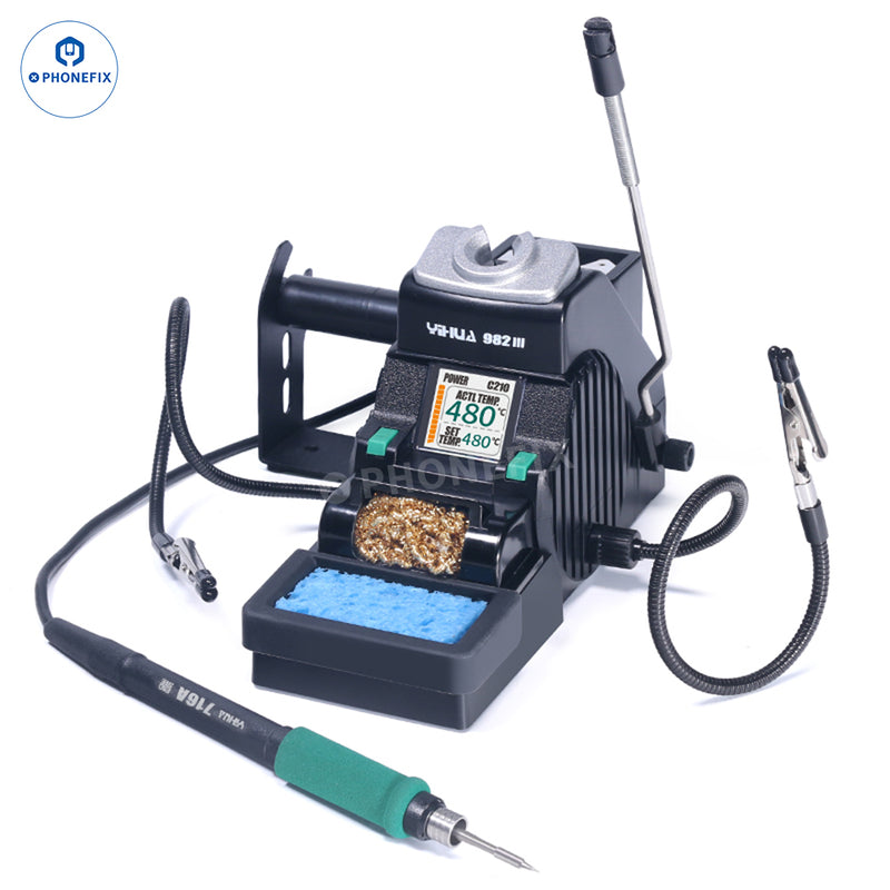 YIHUA 982-III C210 C115 Soldering Iron Station Two-hand Clamp