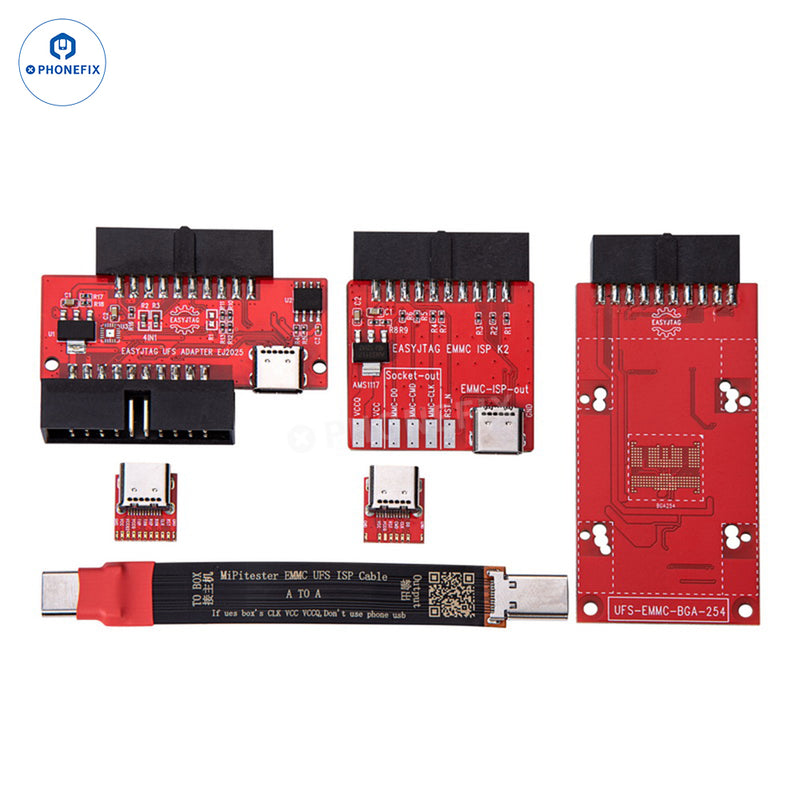 MIPI PRO Tester with UFS EMMC ISP Cable/Adapter BGA153/254/297