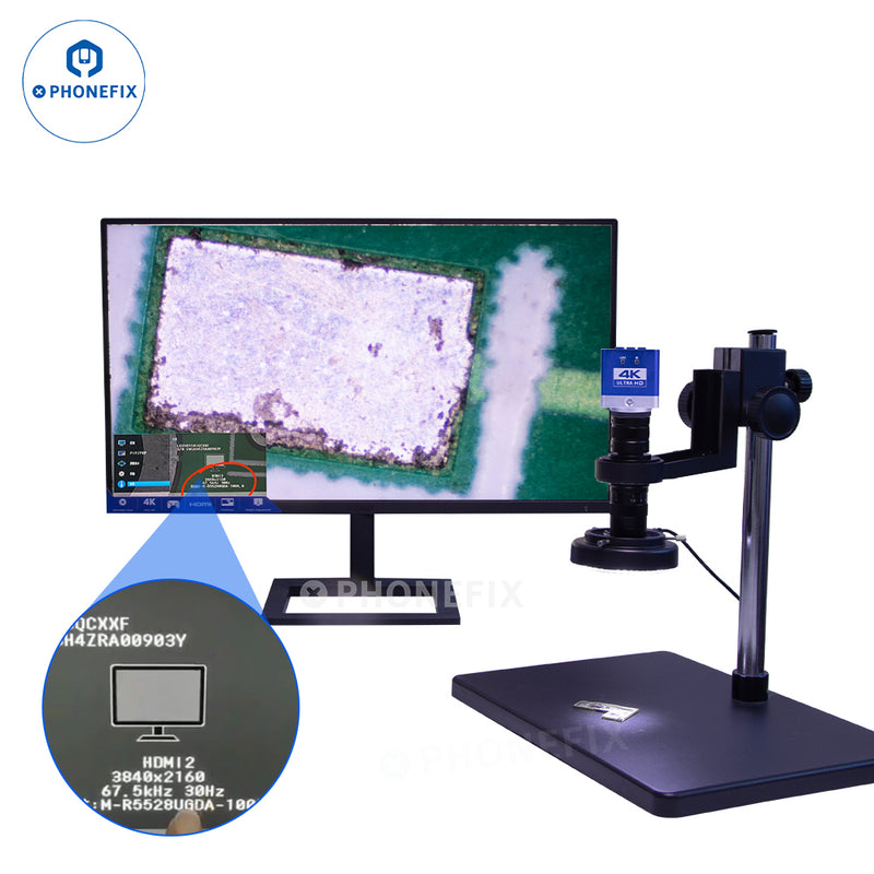 4K 60MP Ultra HD Camera For Stereo Microscope C-mount Lens