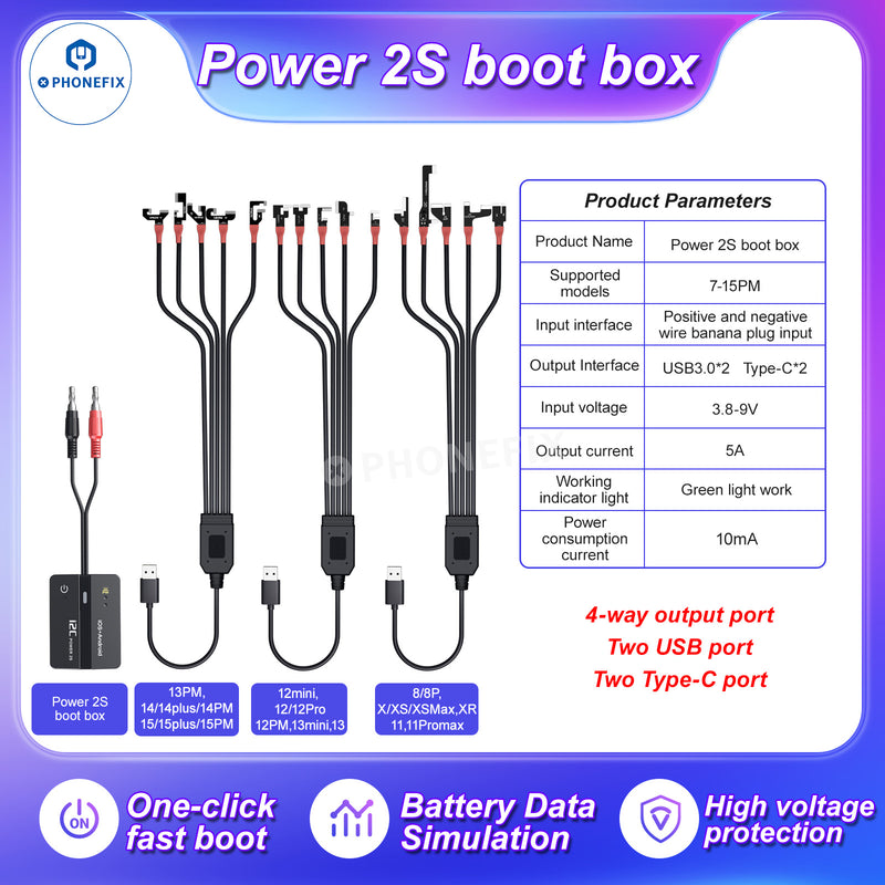 i2C P30S Integrated Phone Repair Platform 10-in-1 Extendable Module