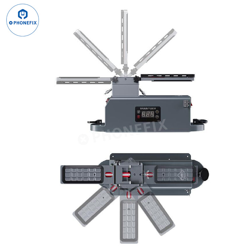 TBK-988X Multi-Function Rotatable LCD Heating Separator Machine