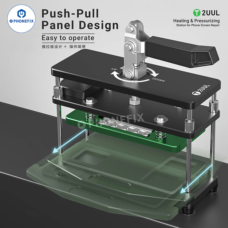 2UUL Heating Pressurizing Station For Phone Screen Pressure Repair