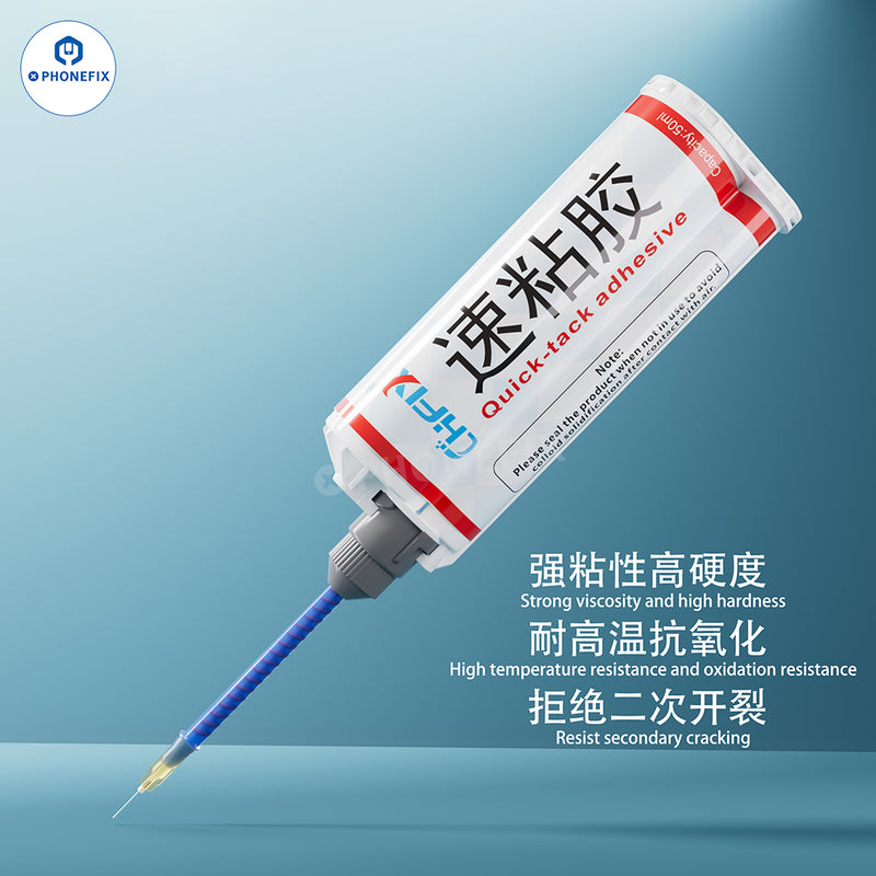 CHFIX Quick Adhesive Curing Glue for Phone LCD Glass Frame