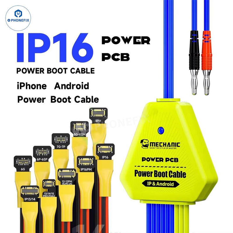 MECHANIC POWER PCB Boot Cable for iPhone 6-16 & Android Phones