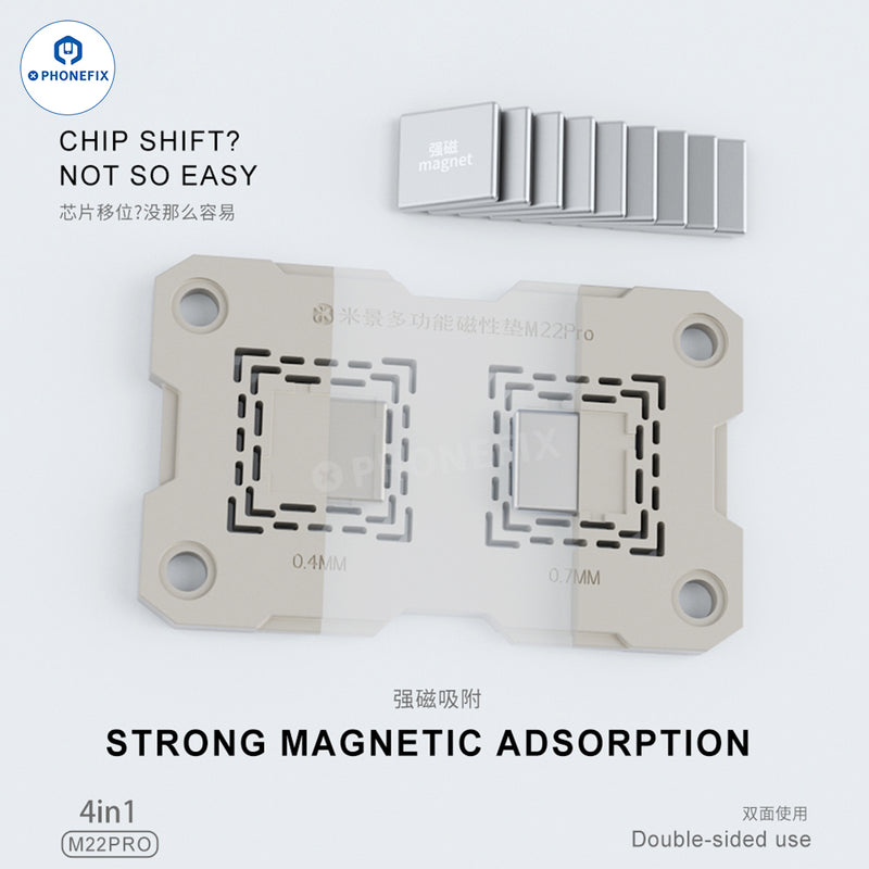 Mijing M22 Pro Double-sided Magnetic Mat Chip Soldering Silicone Pad