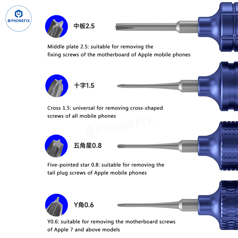 Mechanic iShell iMini Magnetic Screwdriver Set Phone Repair Tool Kit