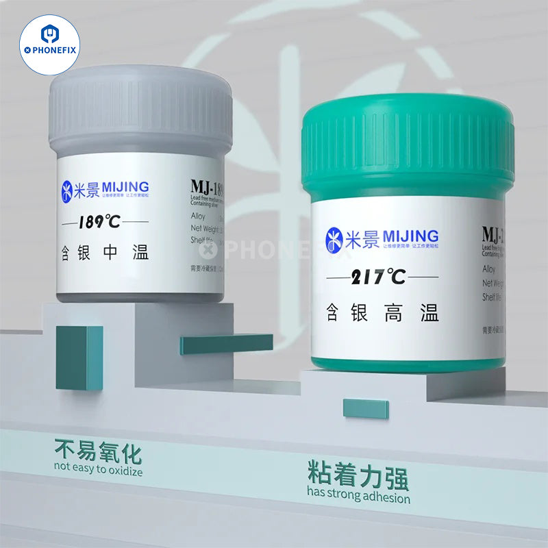 MiJing 138A 158A 190A 217A Lead-free Solder Tin Paste