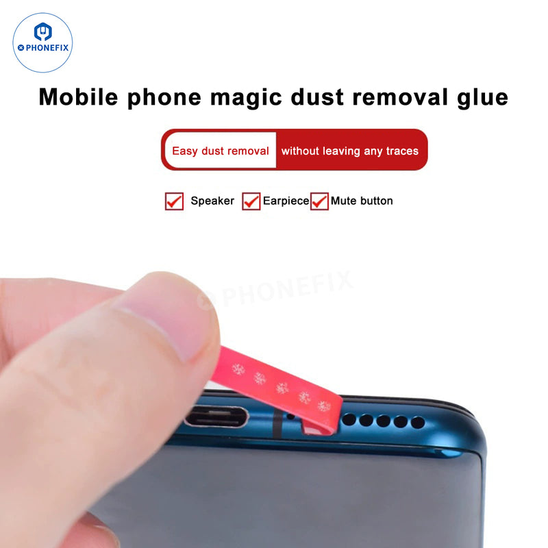 Phone Charging Port Speaker Cleaning Glue Dust Removal Tape