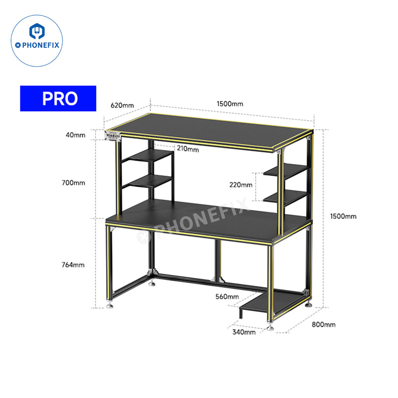 Mechanic Mobile Phone Repair Workbench With High Brightness LED Light