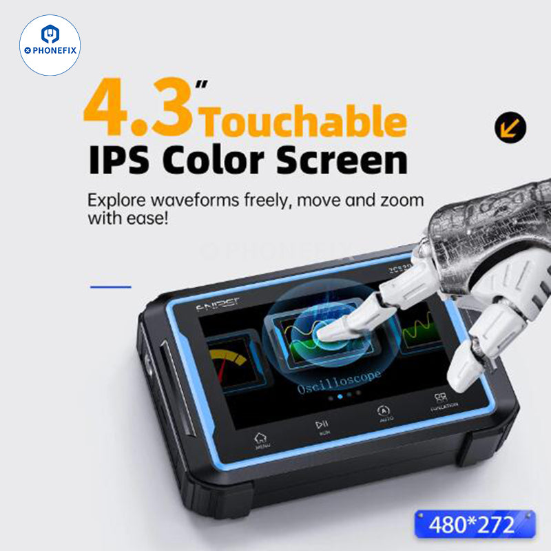 FNIRSI 2C53P 3 IN 1 Dual Channel Touch Screen Digital Oscilloscope