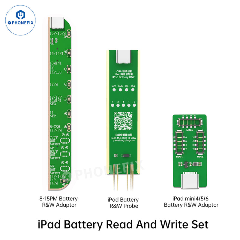 JCID iPad Battery Health Charging Cycle Read Write Adaptor