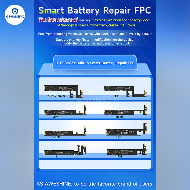 AWESHINE FC01 Mobile Phone Programmer For iphone battery