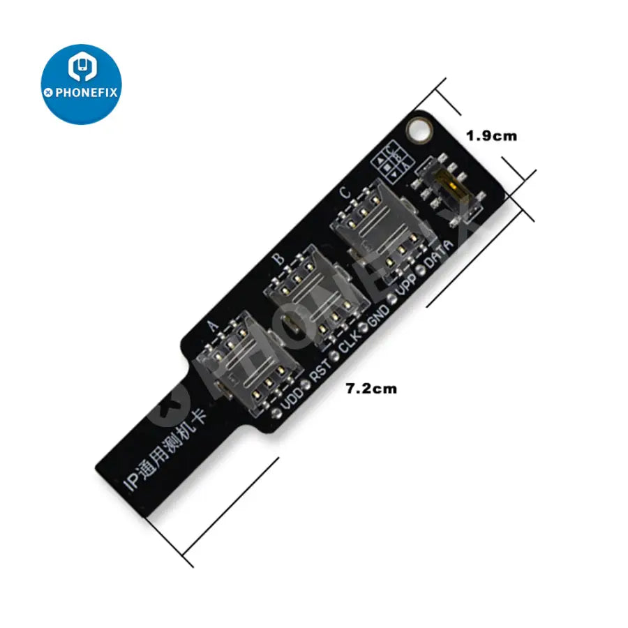 3 In 1 Universal IP Test Card For iPhone Android SIM Signal Test