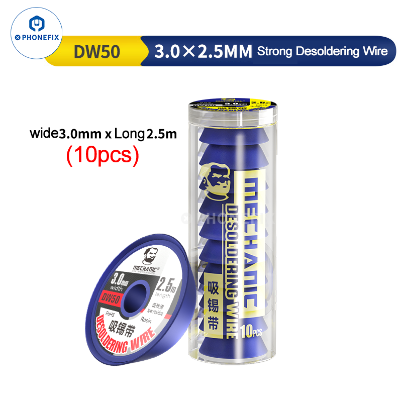 MECHANIC R300 DW50 Solder Wick Remover Desoldering Wire