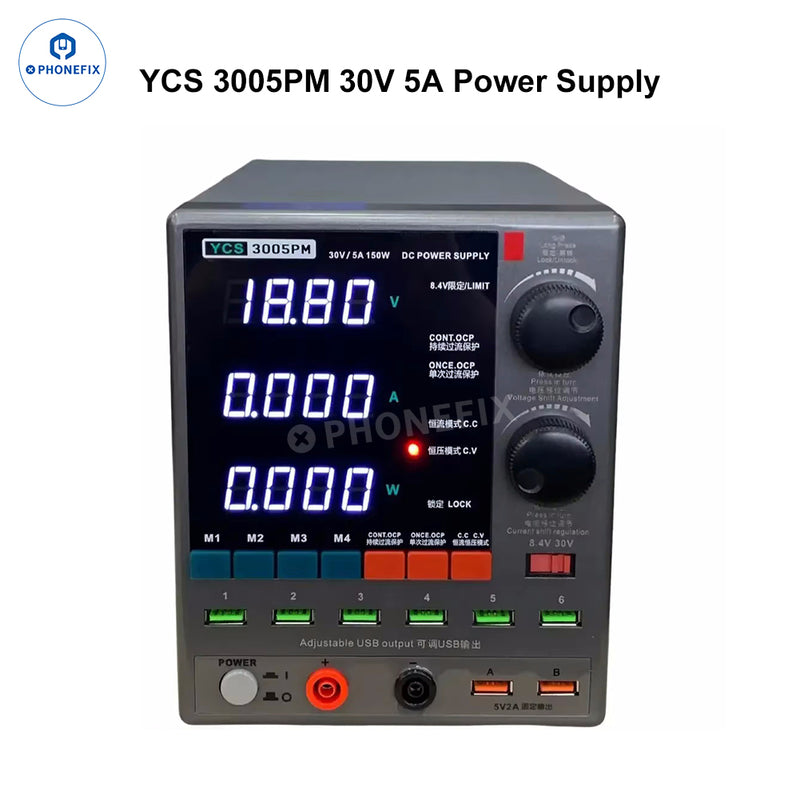 YCS 3060 180W 30V 6A DC Power Supply Phone PCB Repair Ammeter