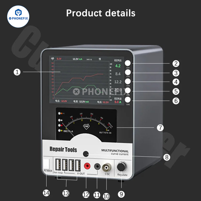 TBK 217A 30V 5A DC Power Supply Current Voltage Hyperbolic Display