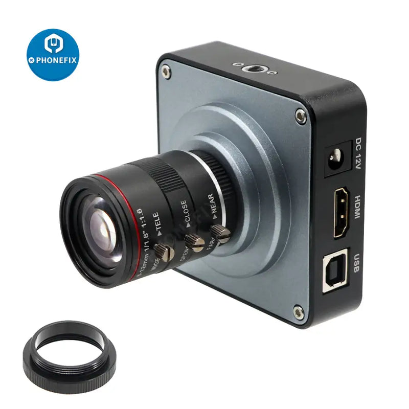 38MP 60FPS HDMI Camera 6-12mm F1.6 Lens Live Industry