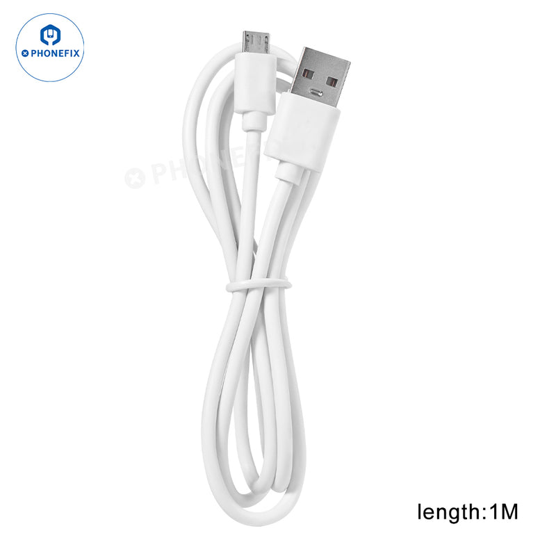 For iOS Android 1M USB Type-C Lighting PD Fast Charging Cable