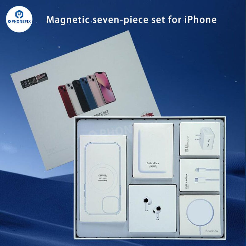 For iPhone 12-16 Pro Max Fast Wireless Charger Headphones MagSafe Case Kit