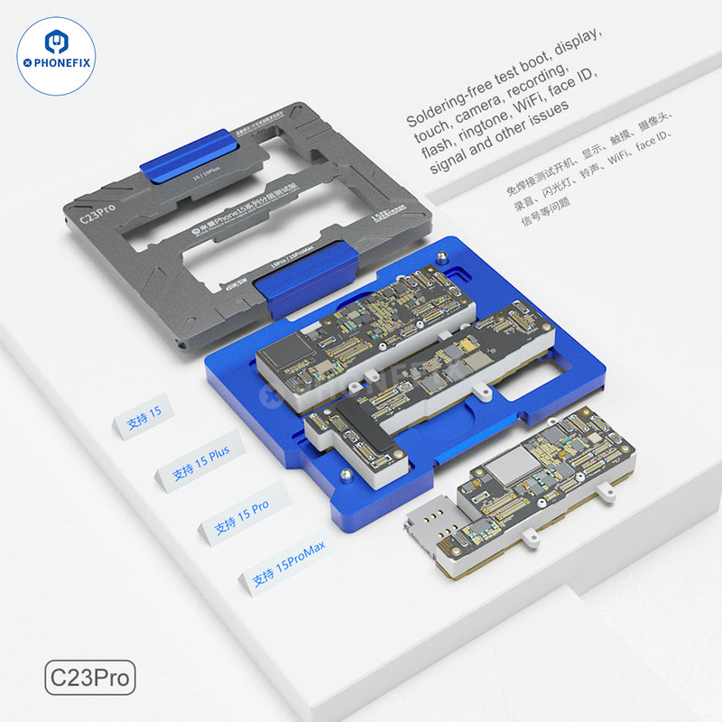 MJ C18 C20 C23 Motherboard Test Fixture For iPhone X-15 Pro Max