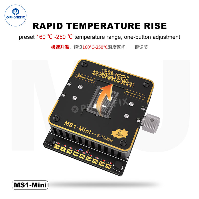 MIJING MS1-MINI Chip Glue Removal Table Heating Platform