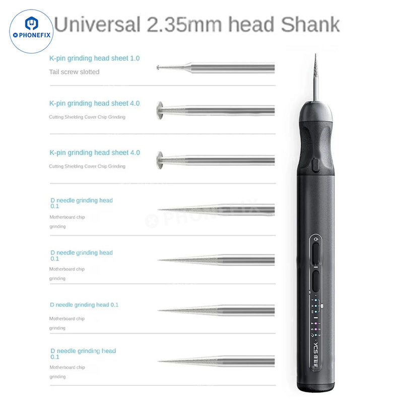 YCS Electric Polishing Pen Phone PCB CPU Screen IC Grinding Tool