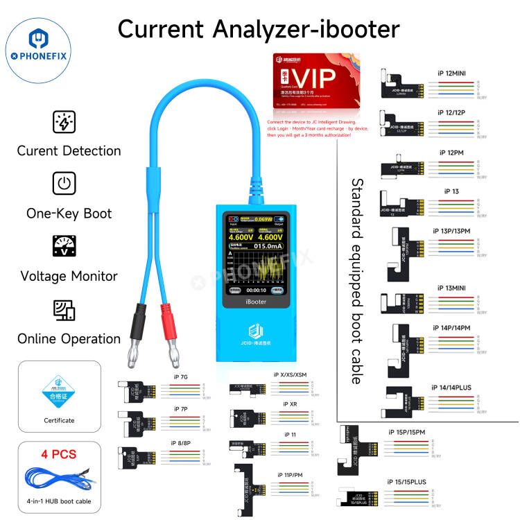 JCID iBooter Current Analyzer One-key Boot iPhone 7-16 Series